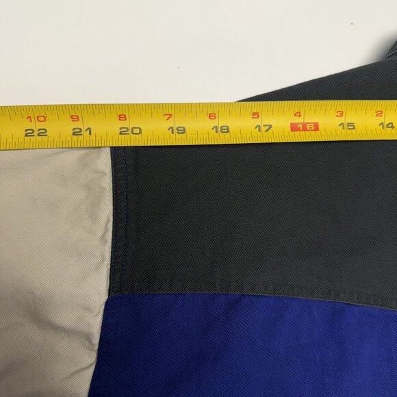 Express Rider Aztec Western Shirt Mens XL 26x29 Blue Embroidered Long Sleeve - Picture 13 of 14